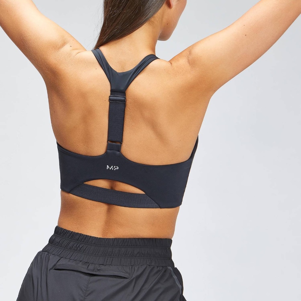 Women's Velocity Reflective Sports Bra - Black